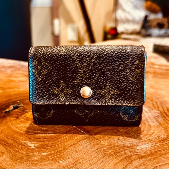 Louis Vuitton Handbags - Louis Vuitton Monogram Porte Monnaie Plat Coin Purse Wallet Brown/